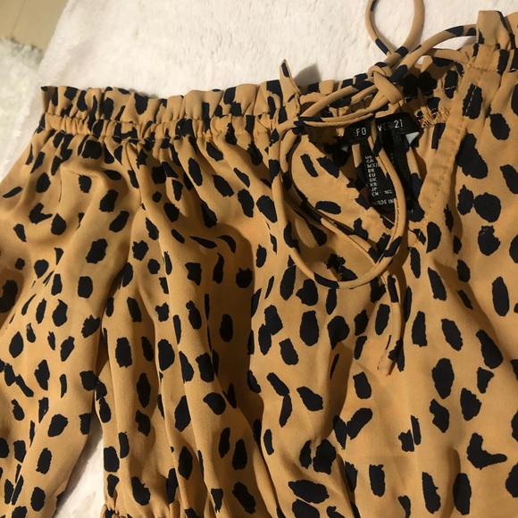 Forever 21 Cheetah Print Top - Picture 5 of 7